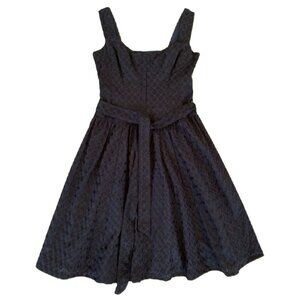 Nanette Lapore Mambo Bustier Black Eyelet Dress